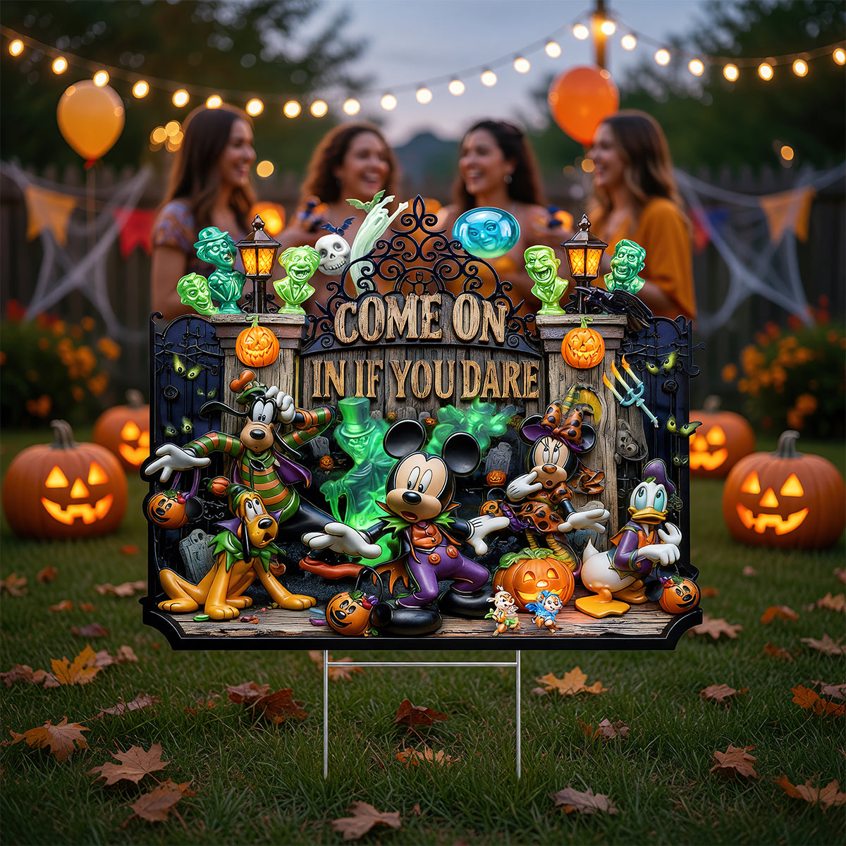 Scared Squad Yard Sign - Personalized Halloween Decor 03QHDT030826