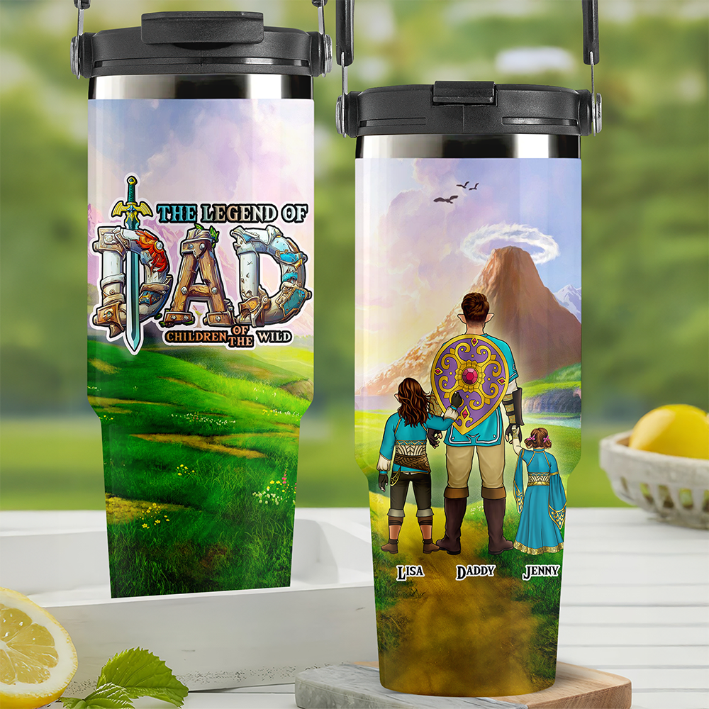 Legend Dad 30oz Tumbler With Handle - Personalized Gifts For Dad 012achu020425hg-Homacus