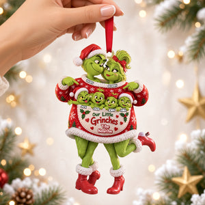 Grouchy Mischief Family Acrylic Ornament - Personalized Christmas Gifts For Family 01patn170926