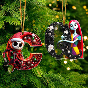 Personalized Christmas Gift For Couple Alphabet Ornament 023kamh291024-Homacus