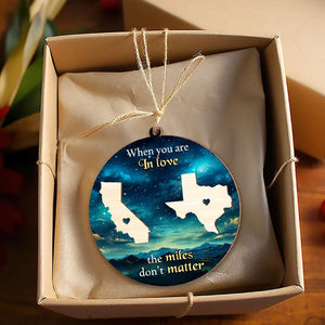 Personalized Gift For Long Distance Relationship, Wooden Ornament 01TOMH071024HU-Homacus