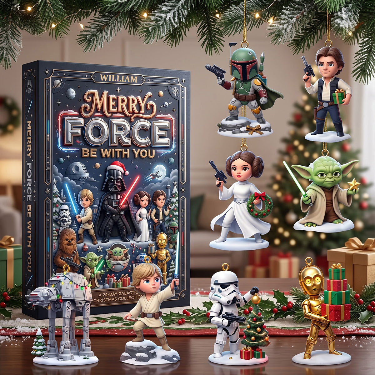 Merry Christmas Advent Calendar Blind Box - Personalized Gifts For Cosmic Lovers 01patn300926