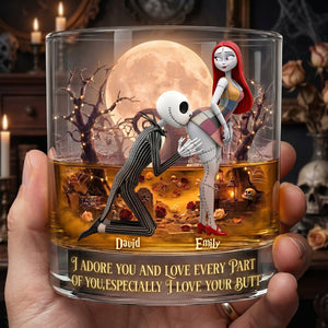 Funny Couple 11oz Round Glass - Personalized Gifts For Couple 03ohdh010626