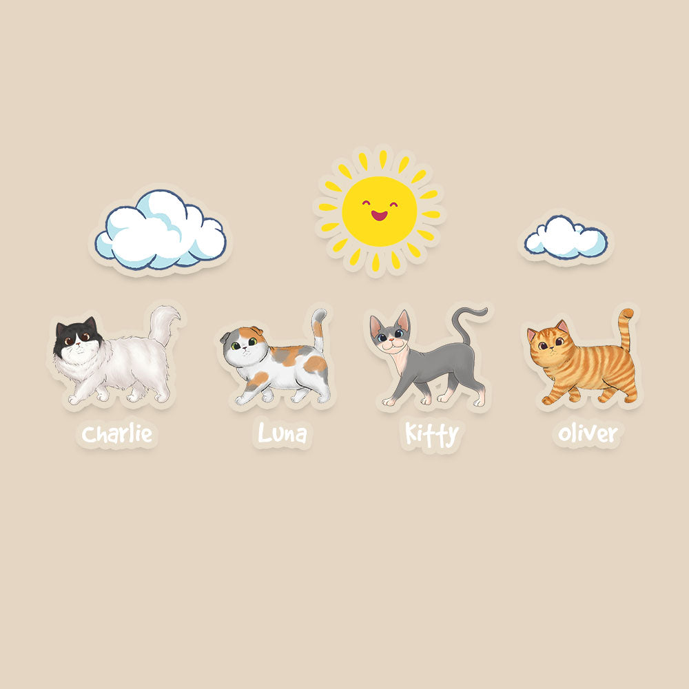 Personalized Gifts For Cat Lover Decal 07acqn030724-Homacus