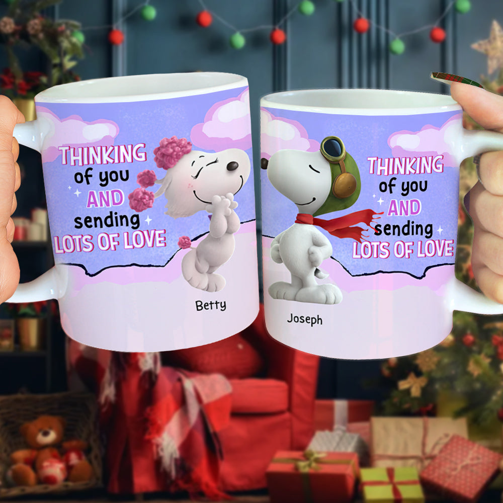 Personalized Gifts For Couple Coffee Mug Set Thinking Of You 02TOHN031023-Homacus