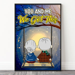 Personalized Gifts For Couple Canvas Print 02ohtn091224hg You And Me We Got This-Homacus