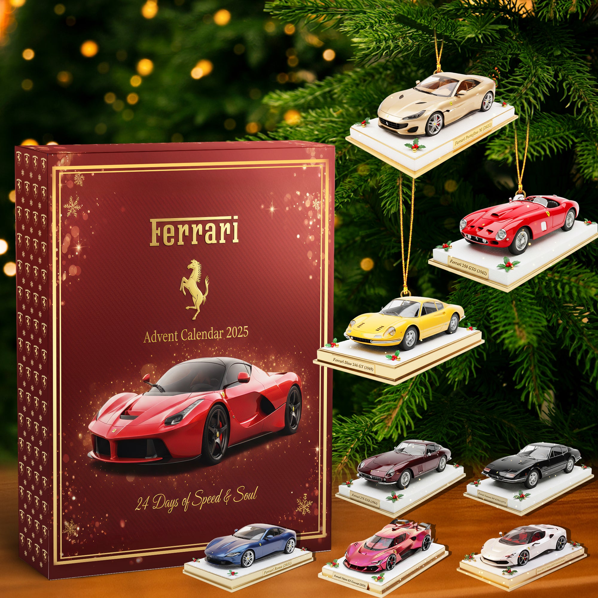 Luxury Car Advent Calendar - Christmas Gifts For Car Lovers 05hyqn201025-Homacus