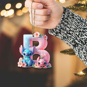 Custom Alphabet Letter Ornament, Christmas Acrylic Ornament 03OHMH221024-Homacus