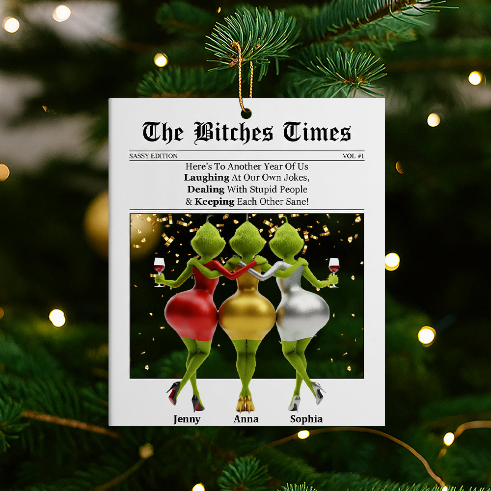 Personalized Gifts For Best Friends Christmas Ornament 03natn170925-Homacus