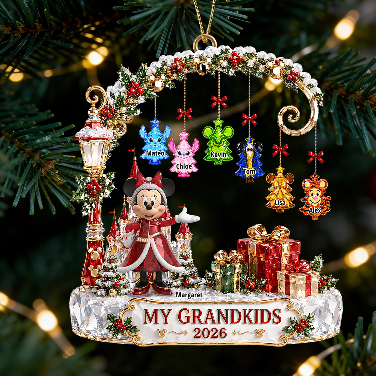 Timeless Christmas Ambience Acrylic Ornament - Personalized Christmas Gifts For Family 01ohdt040926-Homacus