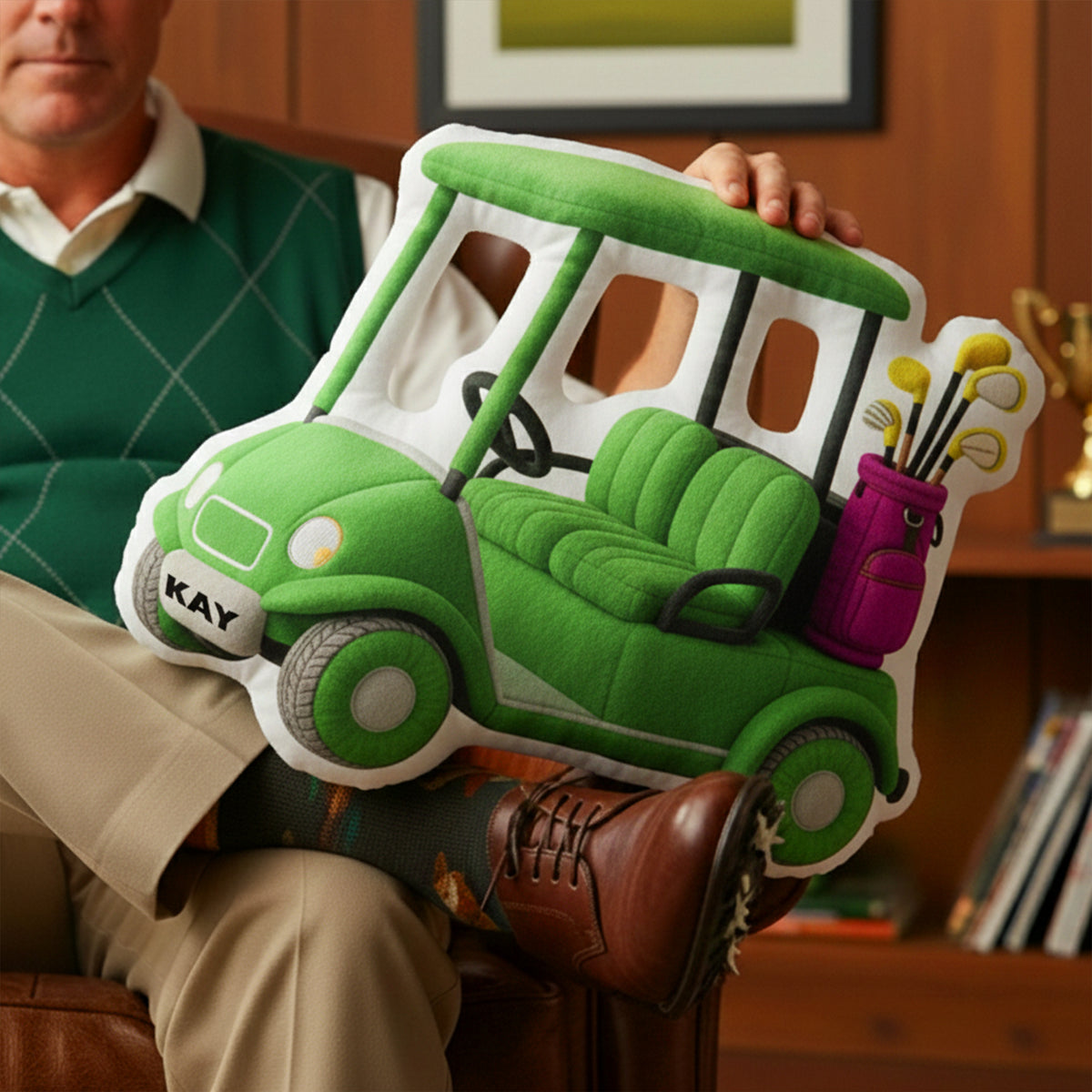 Golf Cart Adventures Pillow - Personalized Gift For Golfers 05OHLU091225-Homacus