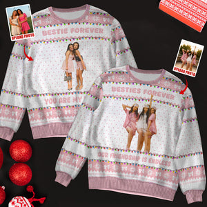 Custom Photo Gifts For Bestie Christmas Ugly Sweater 01PGDT301024-Homacus