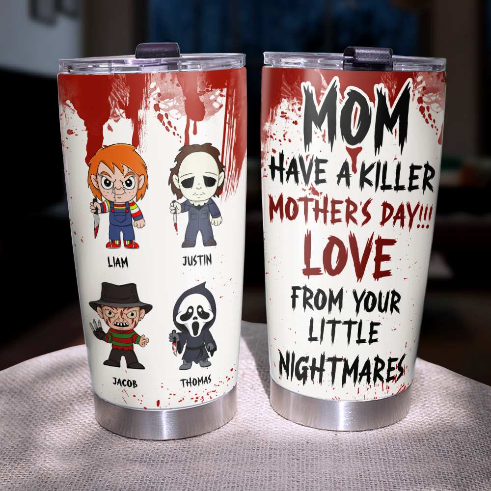 Horror Mom Tumbler - Personalized Gifts - Little Nightmares 01ohpu220325-Homacus