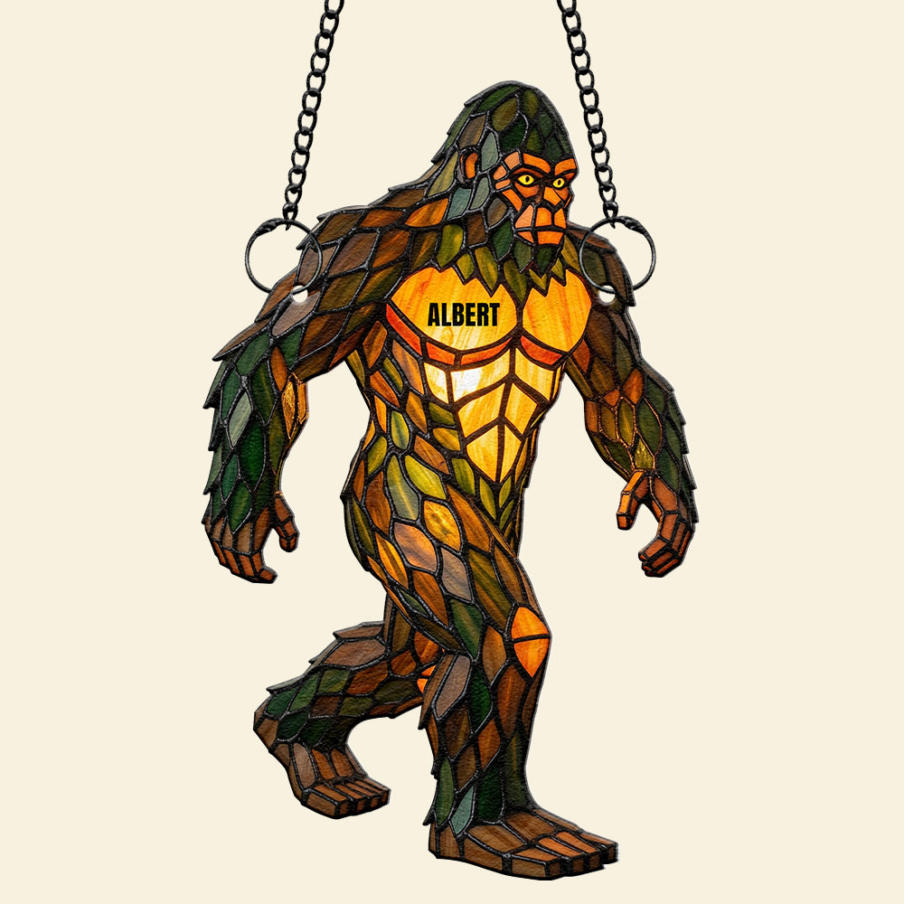 Bigfoot Suncatcher Ornament Personalized Gifts For Bigfoot Lovers 05NADT080725-Homacus