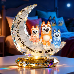 Under The Moonlight Acrylic Plaque - Personalized Gifts For Mom 06OHLU130226-Homacus