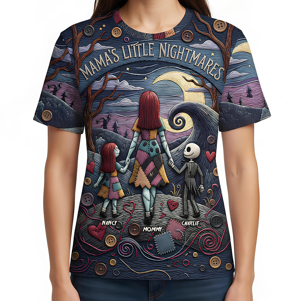 Spooky Mom and Kids Shirt - Personalized Gifts For Mother 03nadt040426-Homacus