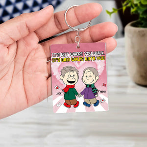 Personalized Gifts For Couple Keychain 02TOTN271124-Homacus