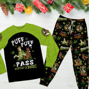 Christmas Gifts For Weed Lovers Pajama Set 151acxx260824-Homacus