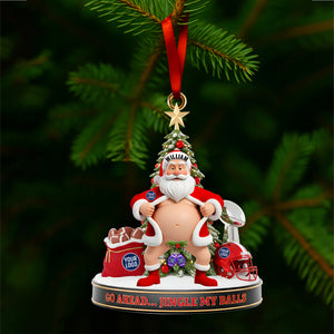Game On Santa! Christmas Ornament Personalized Gifts For True Fans 03OHLU211025-Homacus