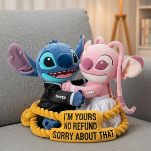 Cute Aliens Couple Shaped Pillow Personalized Gifts For 01natn101225-Homacus