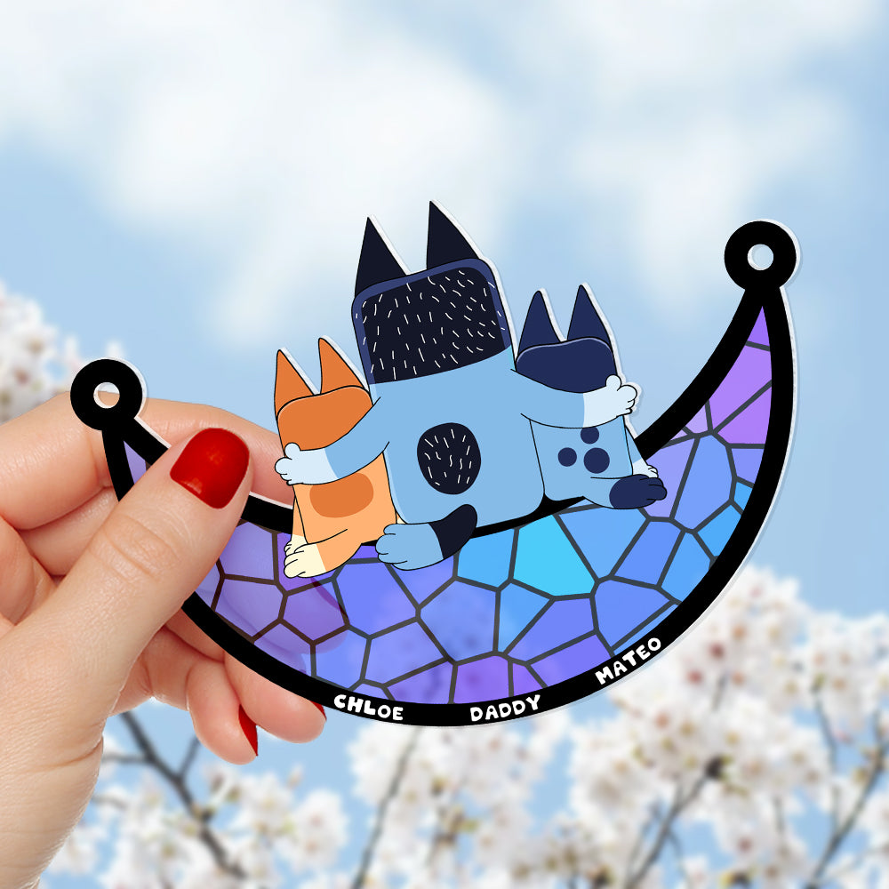 Dog Dad Suncatcher Ornament - Personalized Gifts For Dad 01nadt010525-Homacus