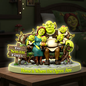 Swamp Creature Family Light Box - Personalized Gift For Family 08TOLU131125-Homacus