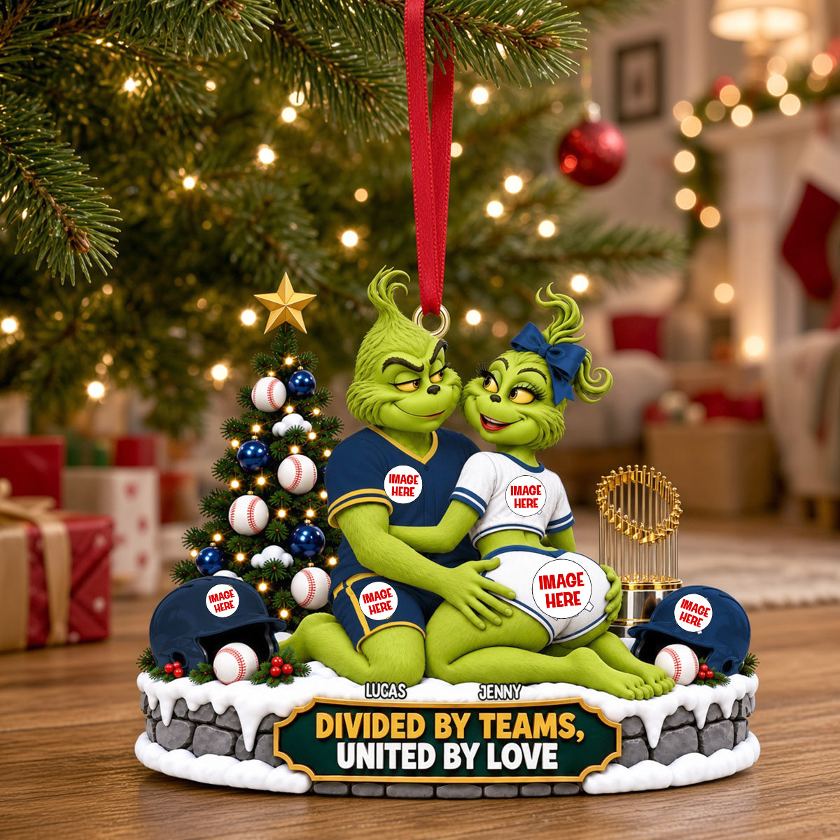 Rival Teams Christmas Ornament - Personalized Gifts For Sport Couple 01ohtn211026-Homacus