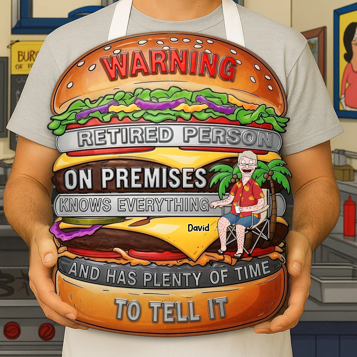 Personalized Retirement Gifts For Him Metal Sign 02TGPU100725PA-Homacus