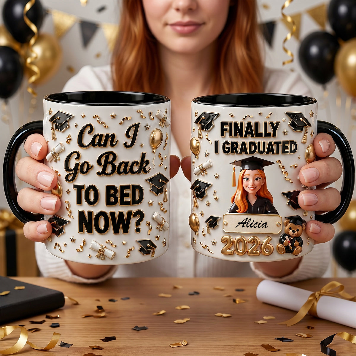 Custom Photo Finally Graduation Coffee Mug - Personalized Gifts For Graduates 01padh110526-Homacus