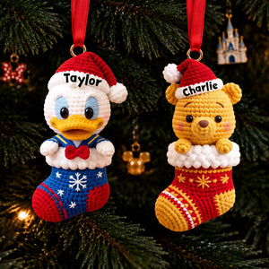 Knitting Characters Christmas Ornament - Personalized Gifts For Christmas 03tylu121026-Homacus