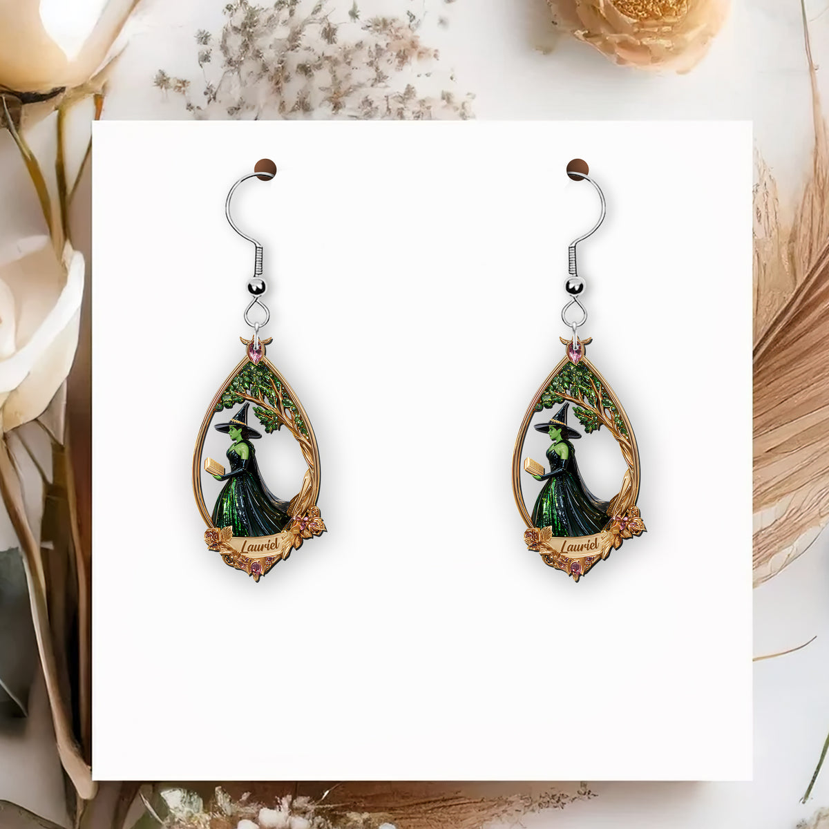 04TGLU240725 Earrings Personalized Gifts-Homacus