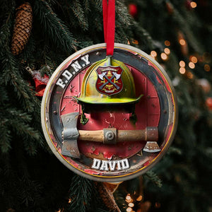 Personalized Gifts For Firefighter Ceramic Ornament 02ohlu301024-Homacus