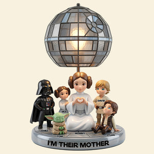 Super Mom & Tiny Fighter Light Box - Personalized Gifts For Mom 02NADT130326-Homacus