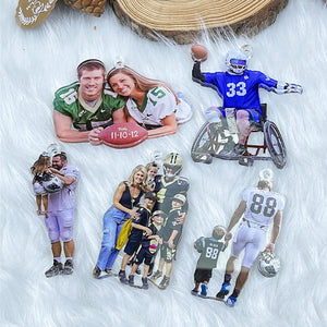 Custom Photo Gifts for American Football Ornament 122acvp140924-Homacus