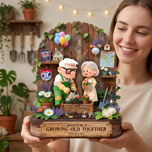 Gardening Couples Acrylic Plaque - Personalized Gifts For Couples 04todh240626-Homacus