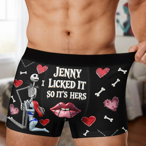Naughty Couple Men's Boxers - Personalized Gifts For Him 06ohqn261225-Homacus