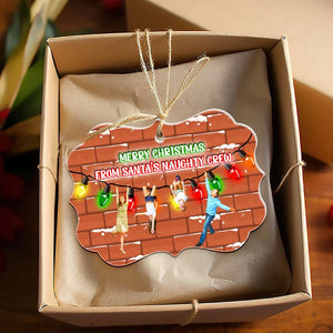 Custom Photo Gifts For Family Christmas Funny Family Medallion Ornament 01OHMH111024-Homacus