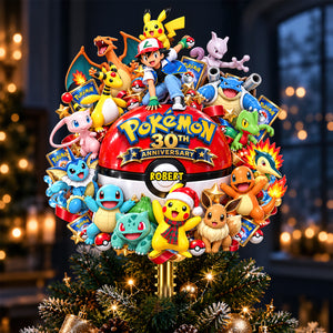 30th Anniversary Fantasy Creature Tree Topper - Personalized Christmas Gifts 03ohdt280926