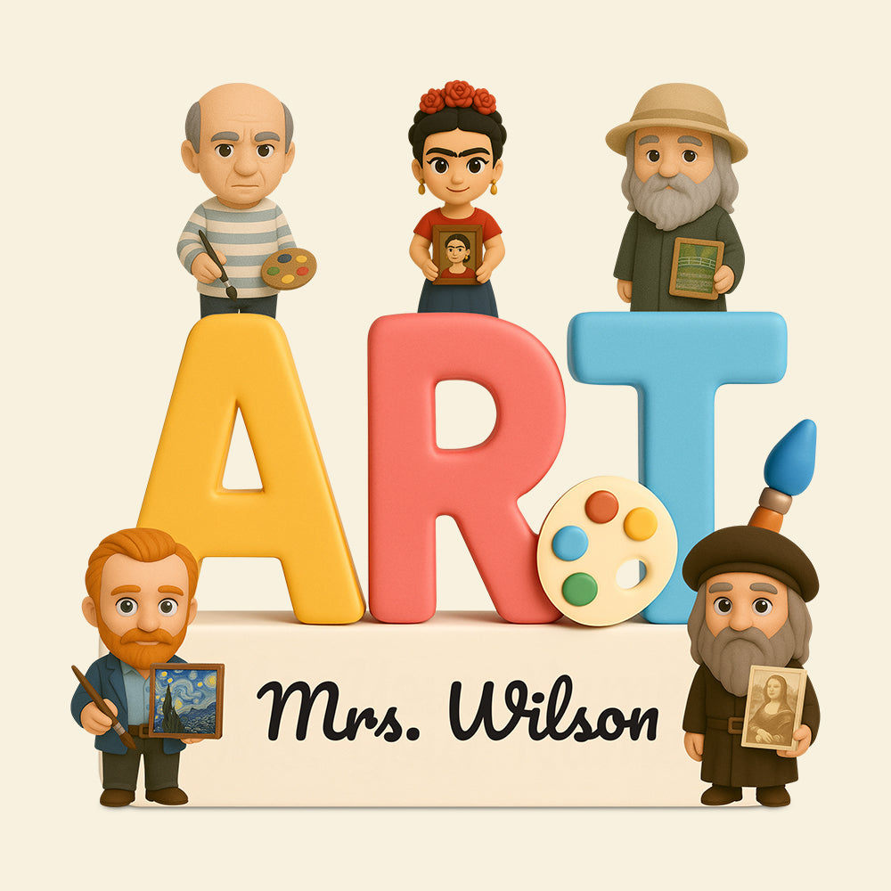 Art Teacher Acrylic Plaque Personalized Gifts For Teacher 04NADT070525-Homacus