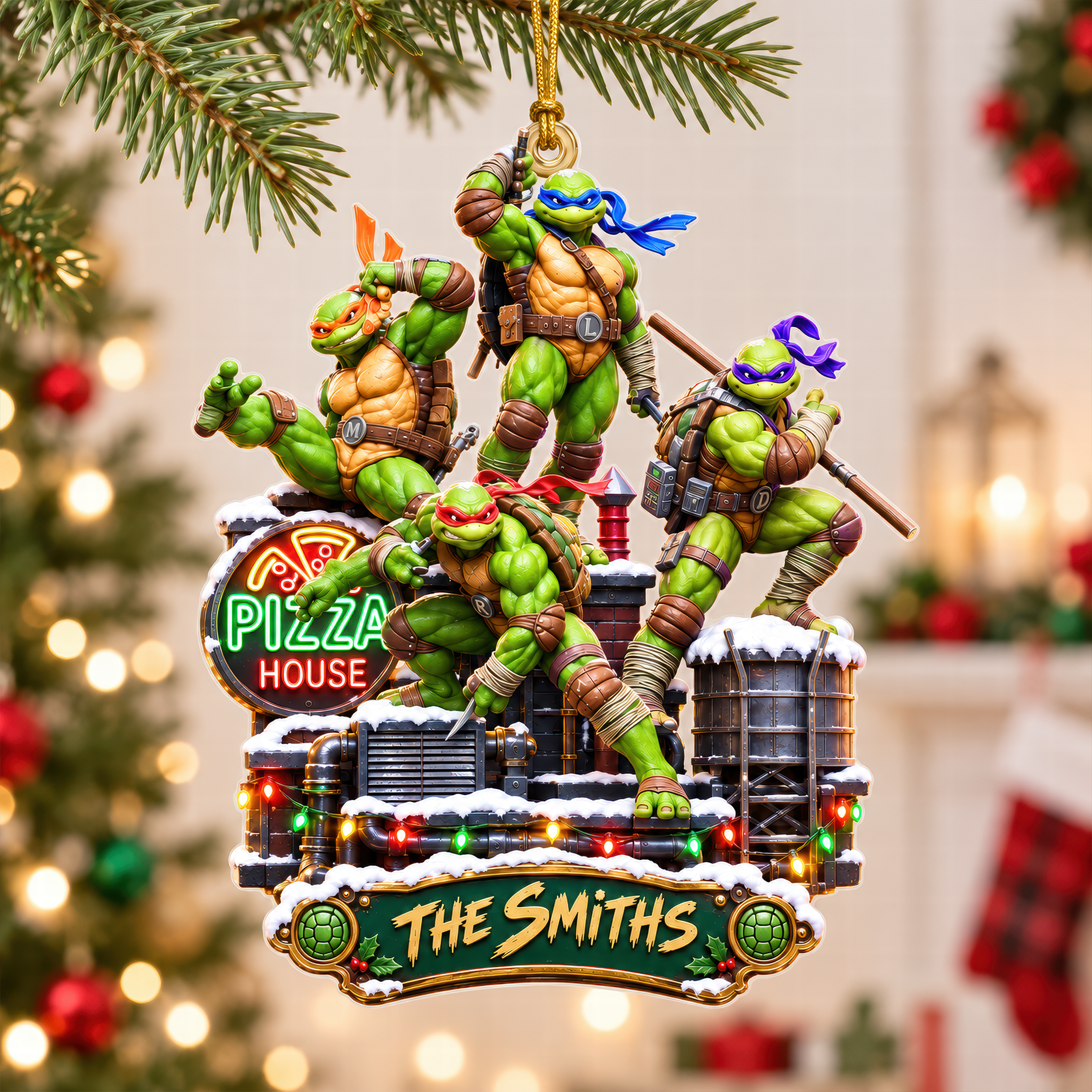 Fearless Hero Squad Ornament - Personalized Gift For Family 02TTQN081026-Homacus