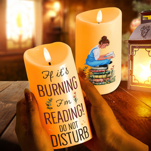 Personalized Gift For Book Lovers LED Candle 01TGDT041224HG-Homacus