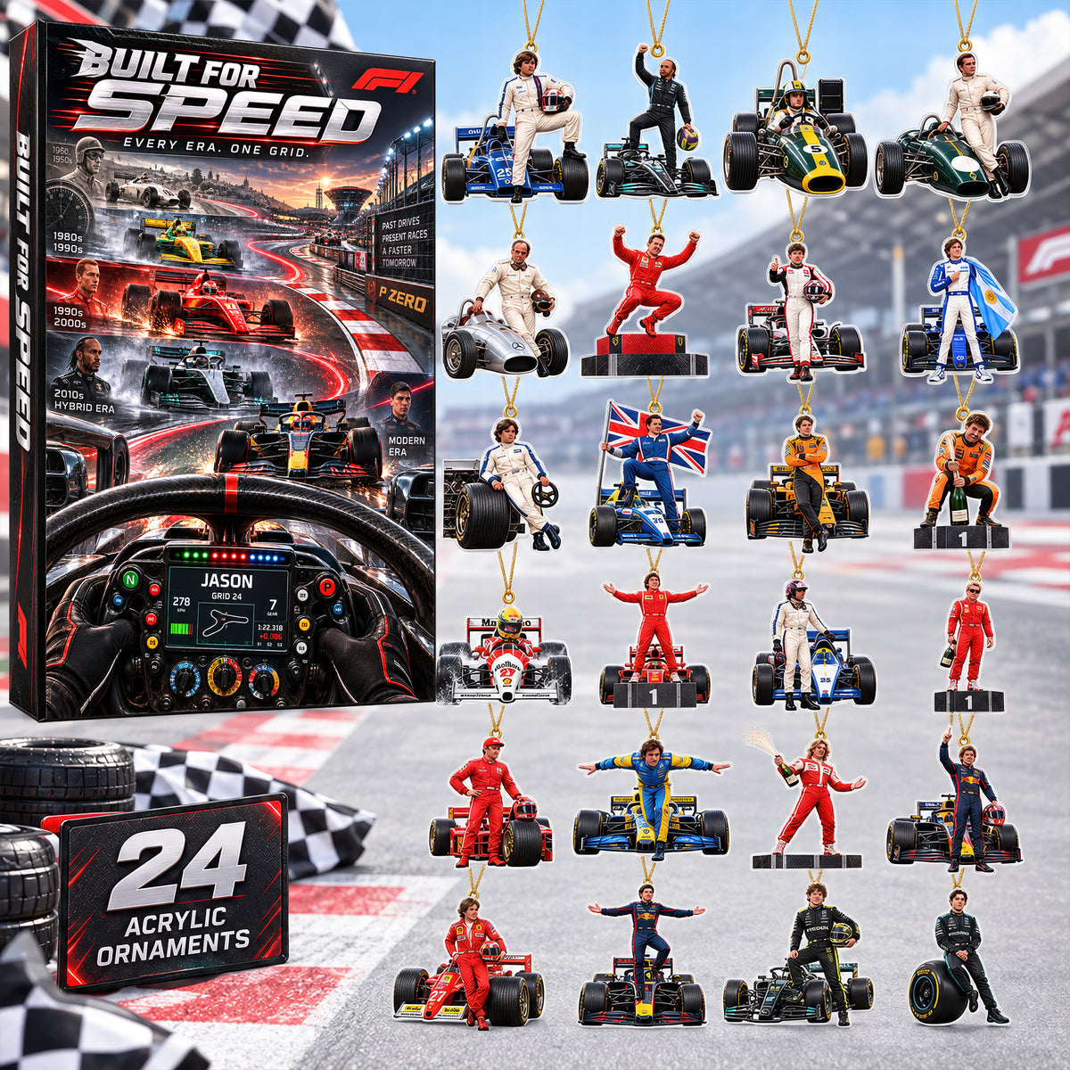 Racing Legends Ornament Blind Box - Personalized Gifts For Speed Lovers 06HAQN230926