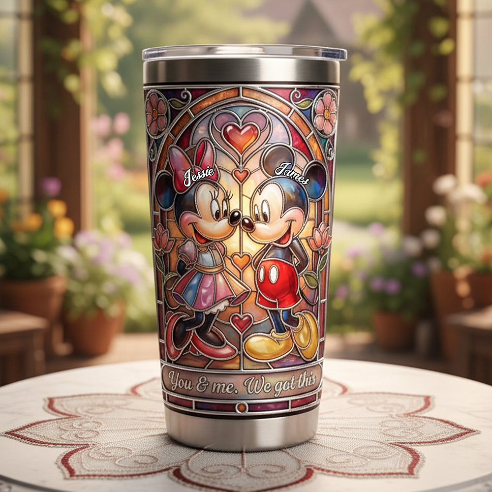 Romantic Couple 20oz Tumbler - Personalized Gifts For Couple 04tota160126-Homacus