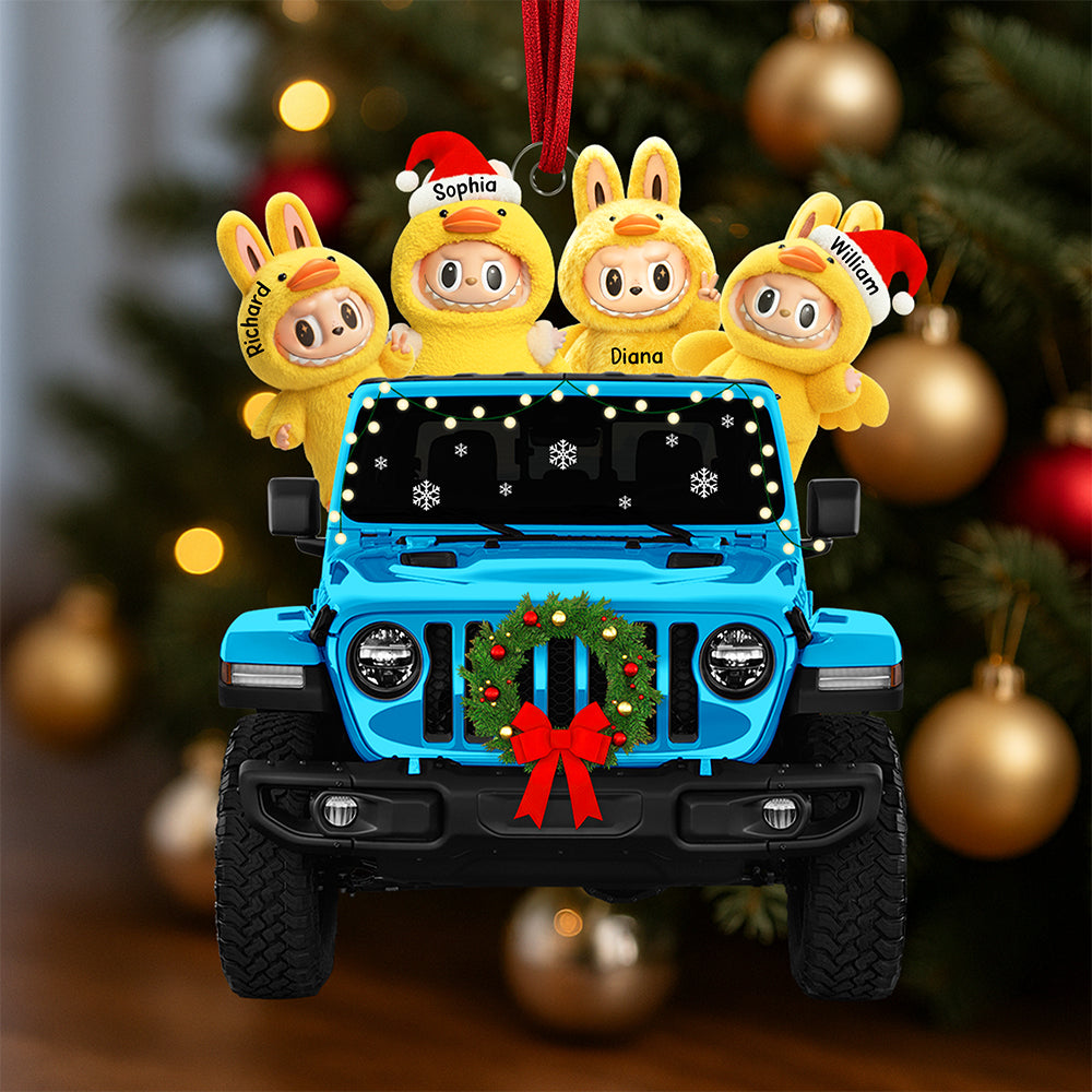 Monster Duck Off-road Christmas Ornament, Personalized Gifts For Off-road Lovers 02qhqn090925-Homacus