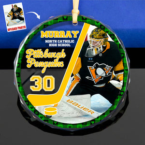 Custom Photo Gifts For Ice Hockey Player Christmas Ornament 05ACDT191024-Homacus