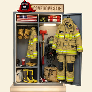 Firefighter Personal Locker Light Box, Personalized Gifts For Firefighter (Active & Retired) 02qhtn201225-Homacus