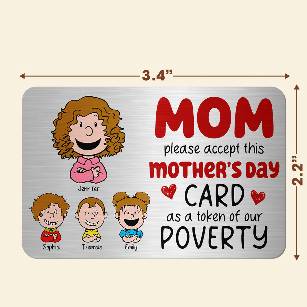 Personalized Gifts For Mom Aluminum Wallet Card 021toqn210125hh-Homacus