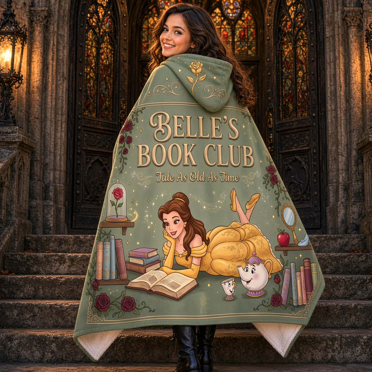 Book Club Wearable Blanket Hoodie - Personalized Gifts For Book Lovers 04NAQN221026-Homacus
