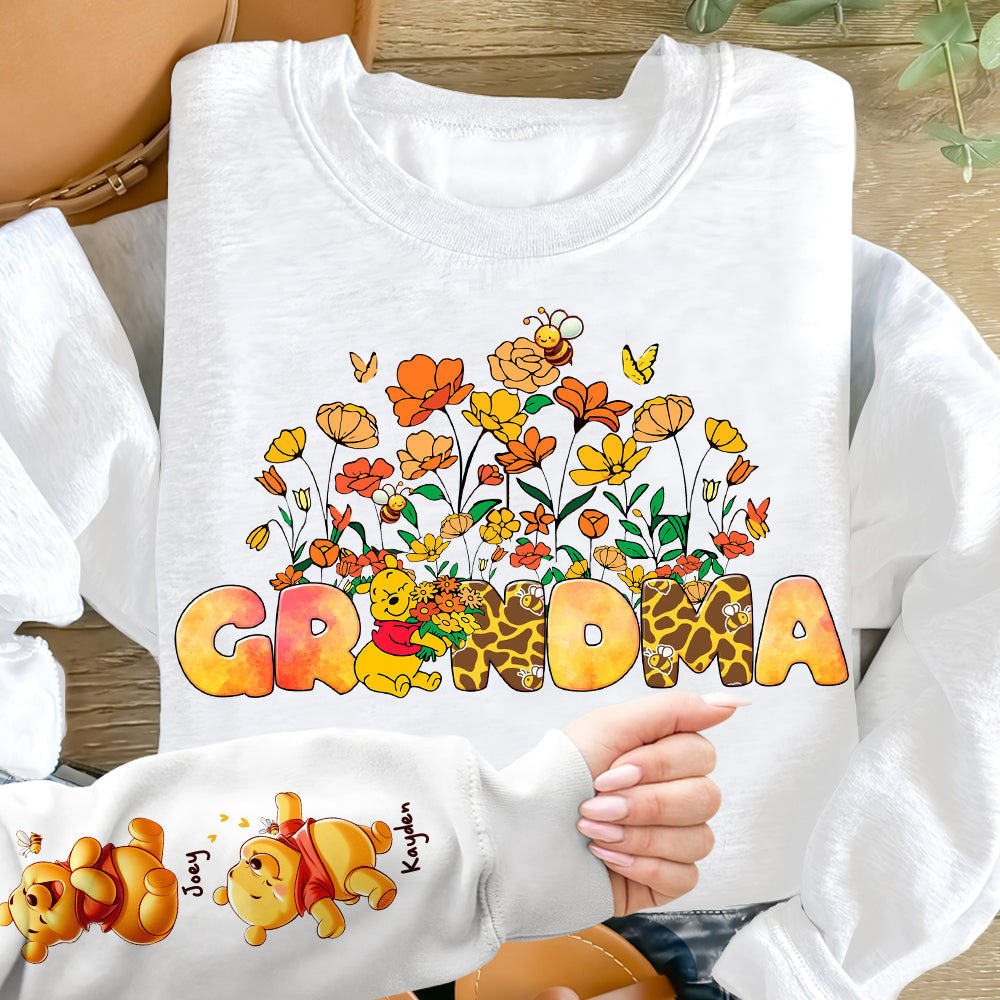 Personalized Gift For Mom Shirt, Cute Yellow Bear Cub 03QHLU070325-Homacus