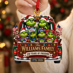 Family Holiday Christmas Ornament - Personalized Gifts For Family 03tydh250826-Homacus